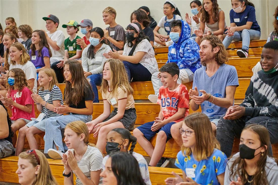 Group of students at assembly